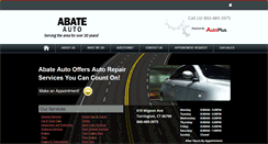 Desktop Screenshot of abateautorepair.com