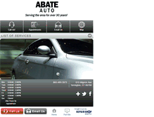 Tablet Screenshot of abateautorepair.com